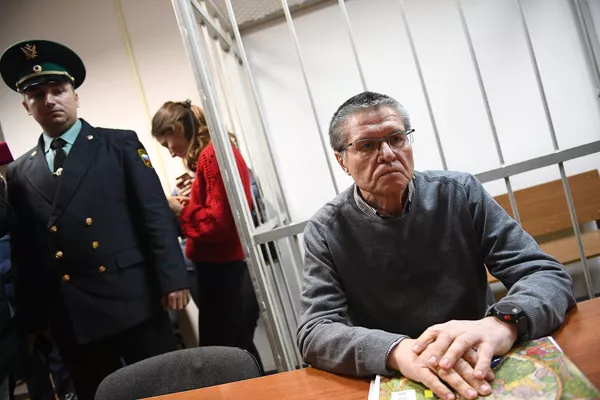 Экс-министр экономического развития Алексей Улюкаев в Замоскворецком суде во время слушаний по его делу. 4 декабря 2017
