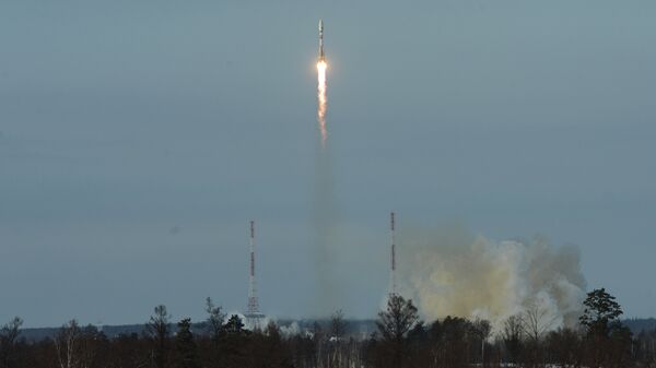 #Запуск ракеты-носителя Союз-2.1б