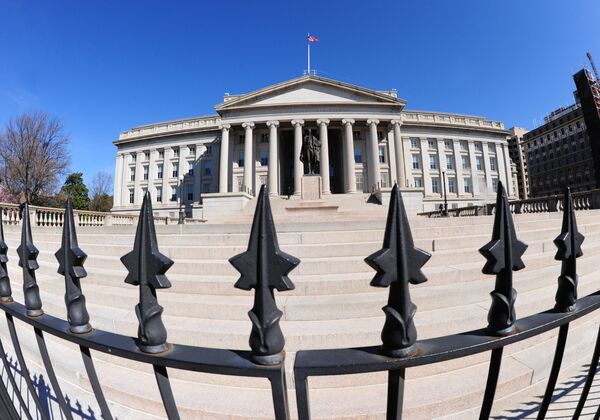 # Здание министерства финансов США в Вашингтоне