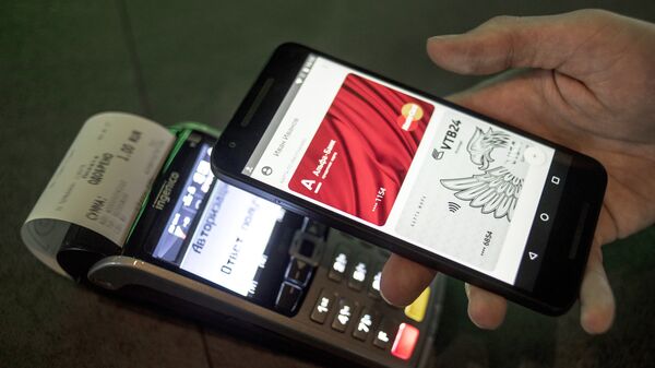 %Оплата покупок с мобильного телефона через сервис Android Pay