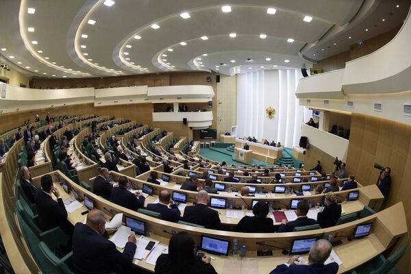 %Заседание Совета Федерации РФ. 14 февраля 2018