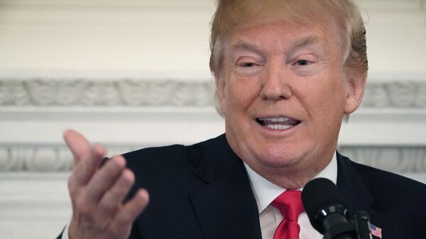 #Президент США Дональд Трамп в Белом доме. 26 февраля 2018