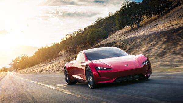 #Автомобиль Tesla Roadster 2