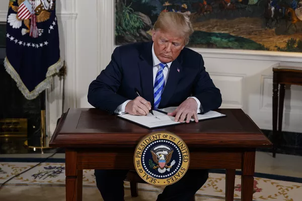#Президент США Дональд Трамп объявил о расторжении ядерной сделки с Ираном. 8 мая 2018 #Президент США Дональд Трамп объявил о расторжении ядерной сделки с Ираном. 8 мая 2018