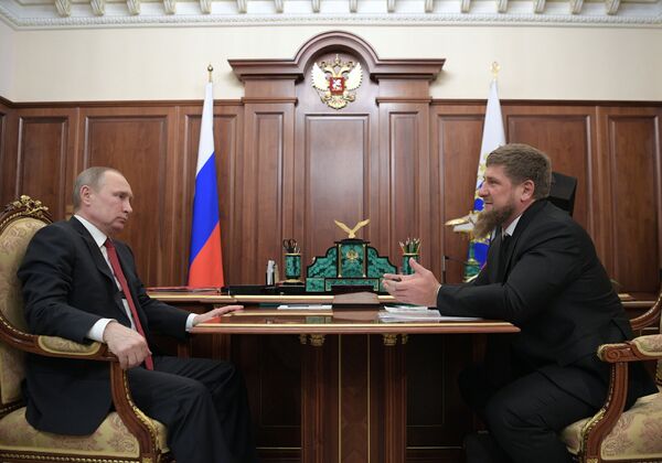 #Президент РФ Владимир Путин и глава Чеченской Республики Рамзан Кадыров