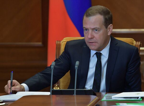 Дмитрий Медведев проводит совещание по экономическим вопросам. 11 мая 2018