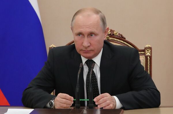 %Президент РФ Владимир Путин