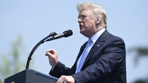 %Президент США Дональд Трамп