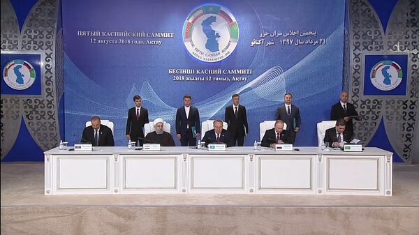 Подписание конвенции по правовому статусу Каспийского моря