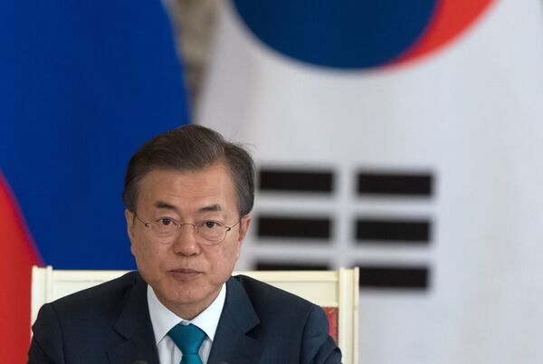 %Президент Республики Корея Мун Чжэ Ин