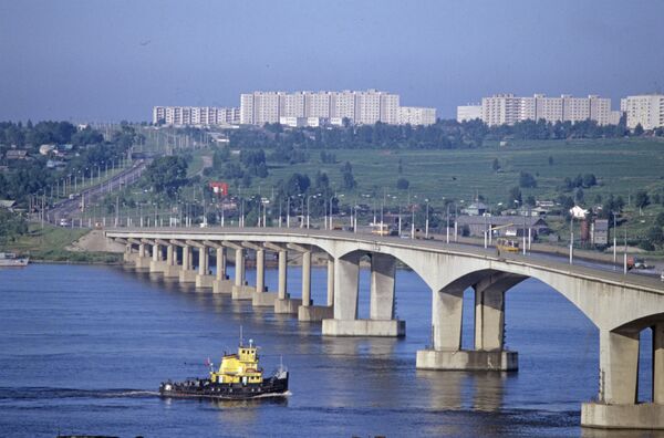 Мост через Волгу. Кострома