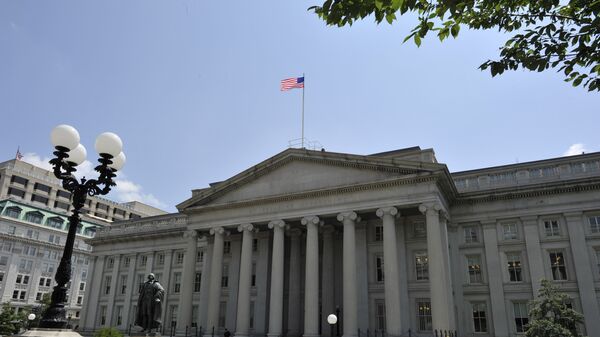 % Министерство финансов США в Вашингтоне