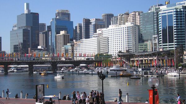 % Вид австралийского города Сидней