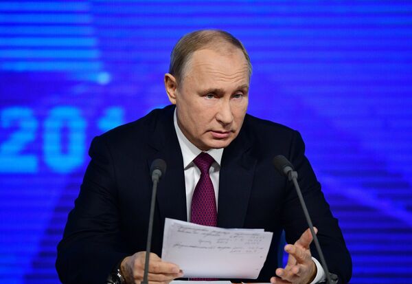 % Пресс-конференция Владимира Путина