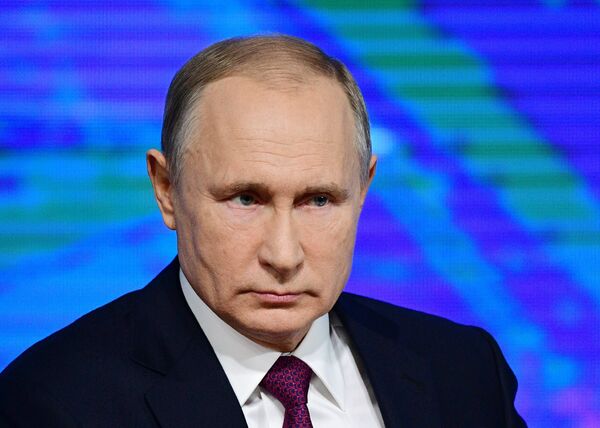 % Ежегодная большая пресс-конференция президента РФ В. Путина