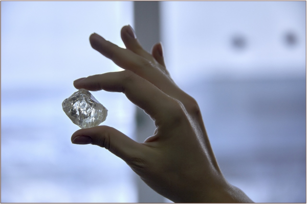 %Алроса добыла самый крупный за последние годы алмаз массой более 230 карат