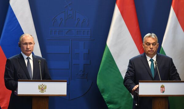 %Рабочий визит президента РФ В. Путина с Венгрию