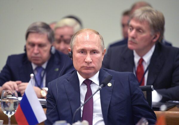 %Президент РФ В. Путин на саммите БРИКС в Бразилии