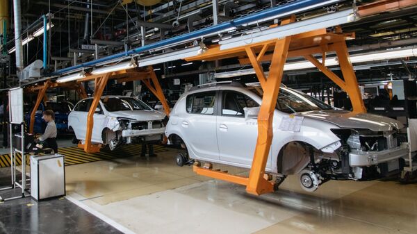 %Презентация новой Lada Granta  на заводе «АвтоВАЗ» в Тольятти