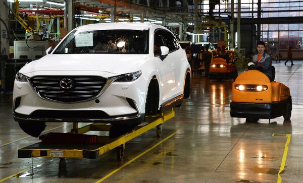 %Запуск производства новой модели автомобиля Mazda CX-9 во Владивостоке
