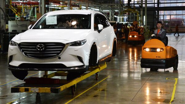 %Запуск производства новой модели автомобиля Mazda CX-9 во Владивостоке