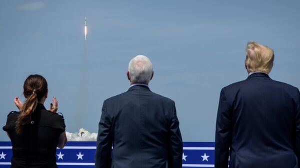Запуск ракеты Falcon 9