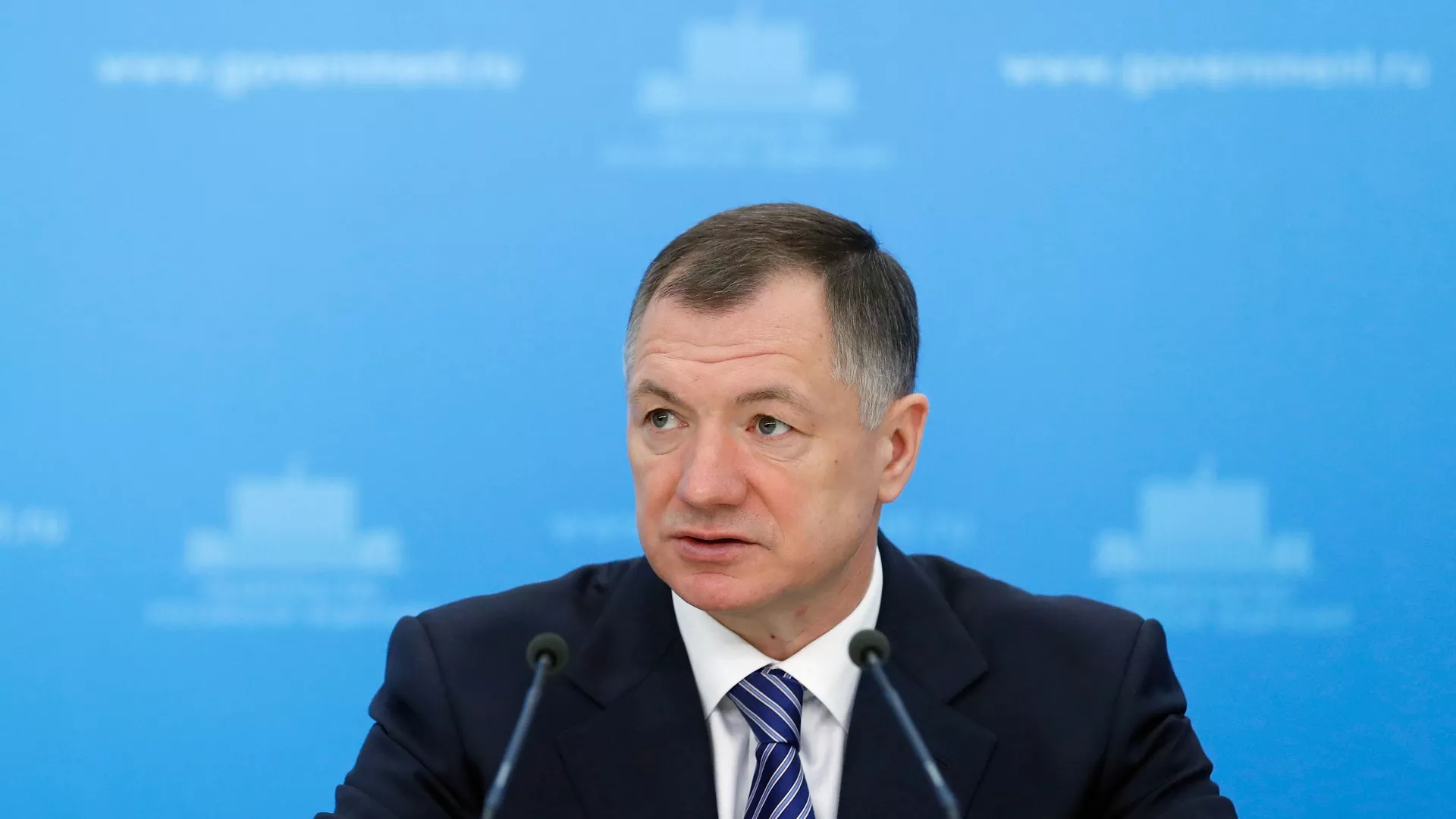 Брифинг заместителя председателя правительства РФ М. Хуснуллина - ПРАЙМ, 1920, 03.04.2024