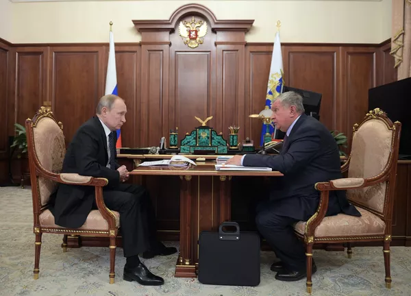 Встреча Путина и Сечина