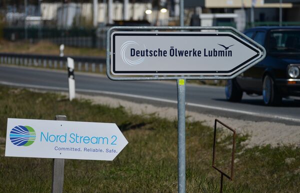  Строительство газопровода Северный поток-2 в Германии