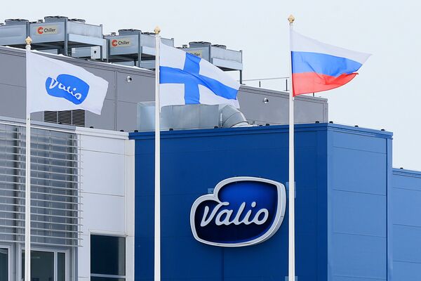 Запуск новой линии по производству плавленого сыра компании Valio