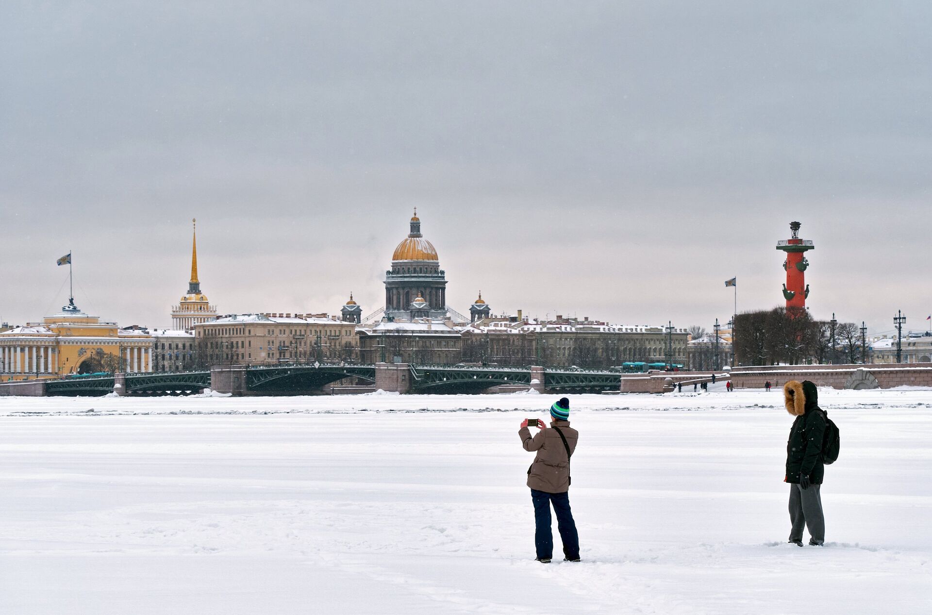 Зима в Санкт-Петербурге - ПРАЙМ, 1920, 28.02.2021