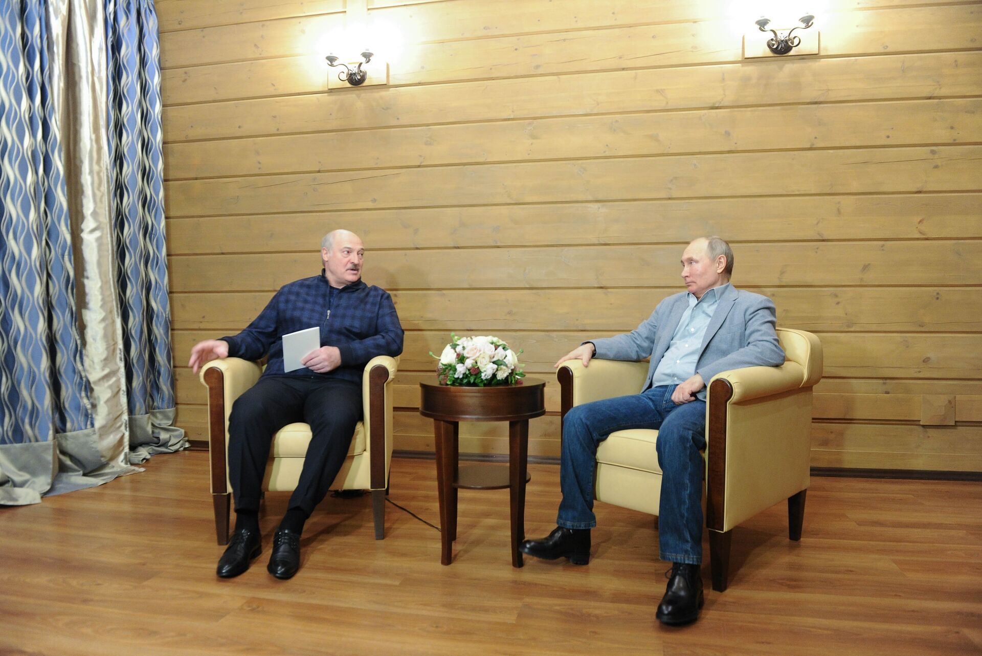 Путин и Лукашенко в Сочи 22 февраля - ПРАЙМ, 1920, 22.02.2021