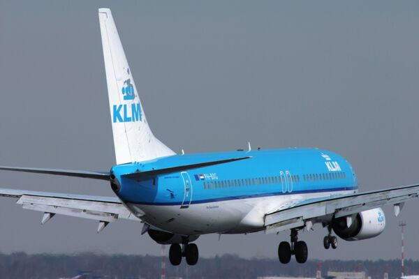 Самолет Боинг 737-800 голландской авиакомпания КЛМ