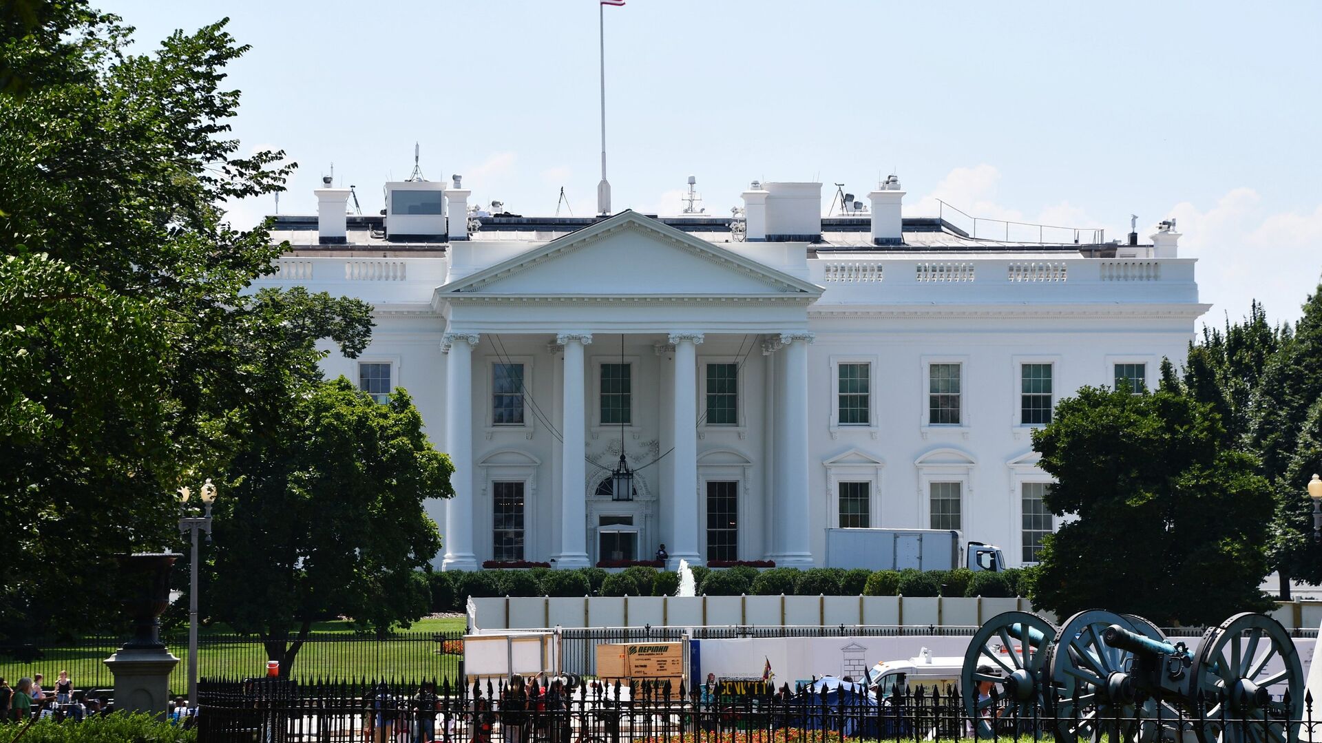 Забор у Белого дома в Вашингтоне станет выше - ПРАЙМ, 1920, 11.06.2022