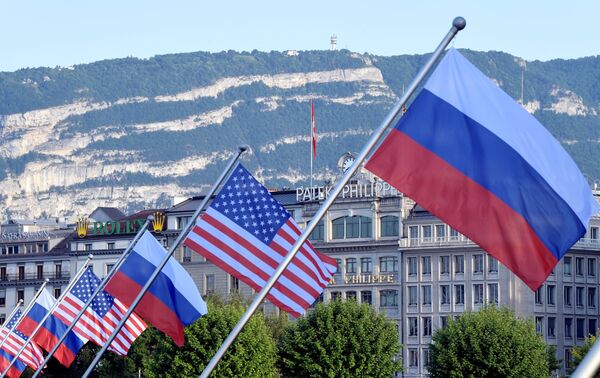 Флаги РФ и США