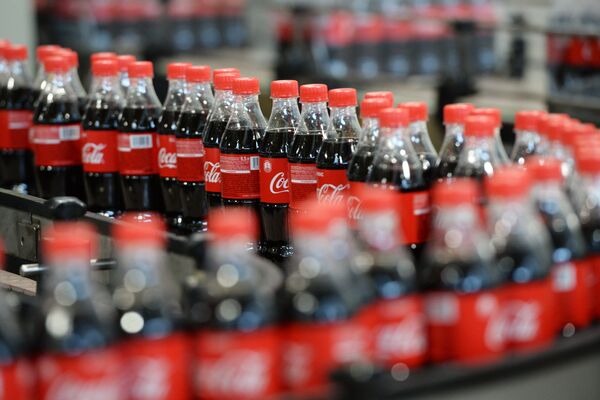 Продукция завода Coca-Cola в Красноярске