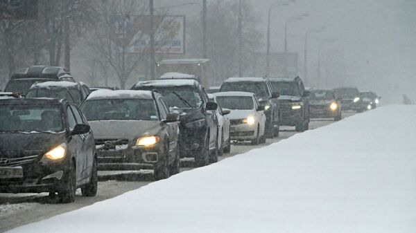 Снег в Москве