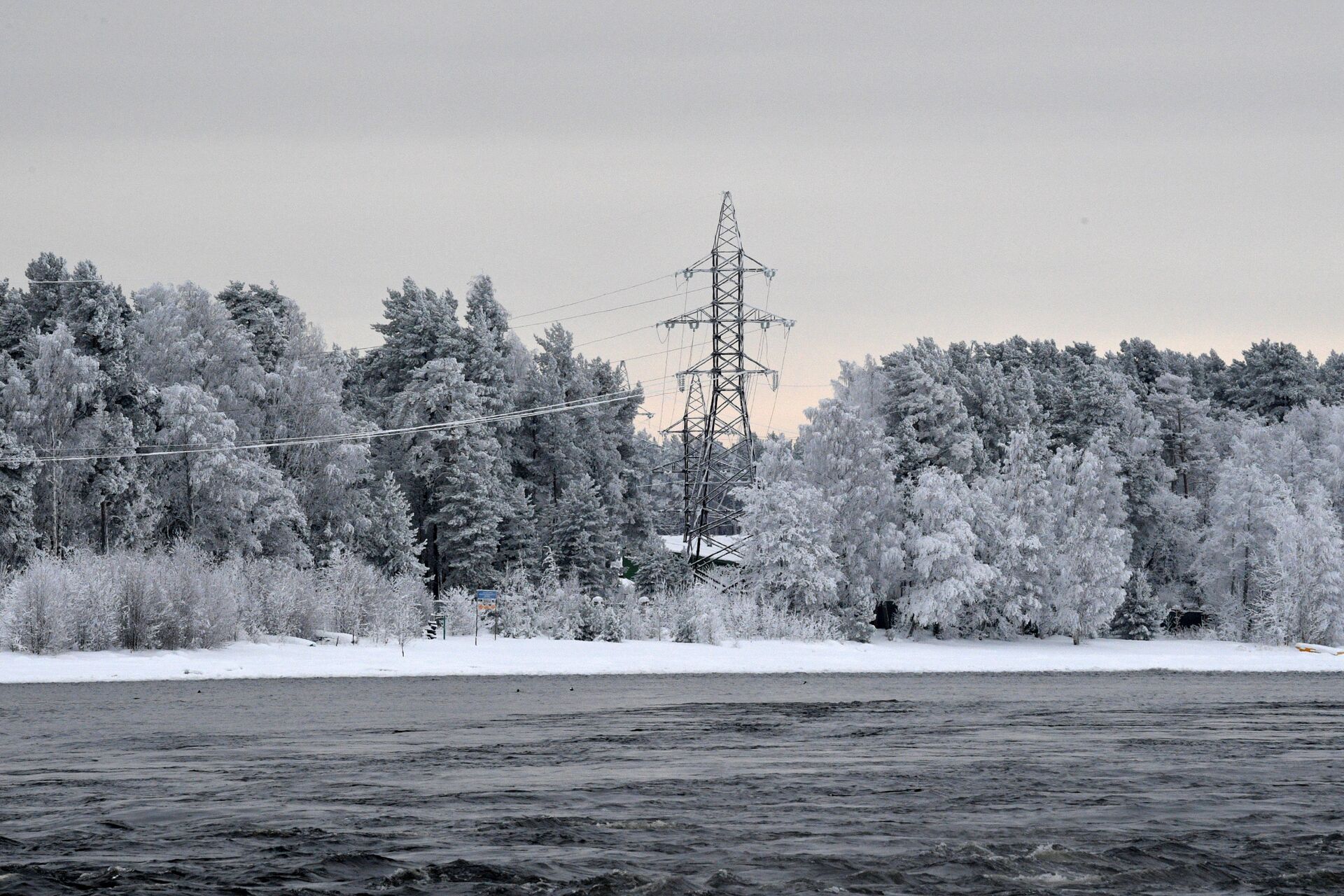 Зима на берегах реки Вуоксы - ПРАЙМ, 1920, 17.03.2022