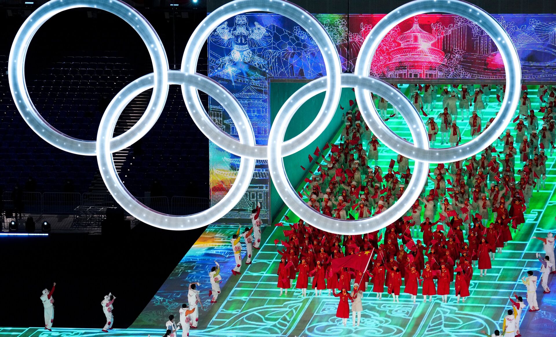 Церемония открытия XXIV Олимпийских игр в Пекине - ПРАЙМ, 1920, 04.02.2022