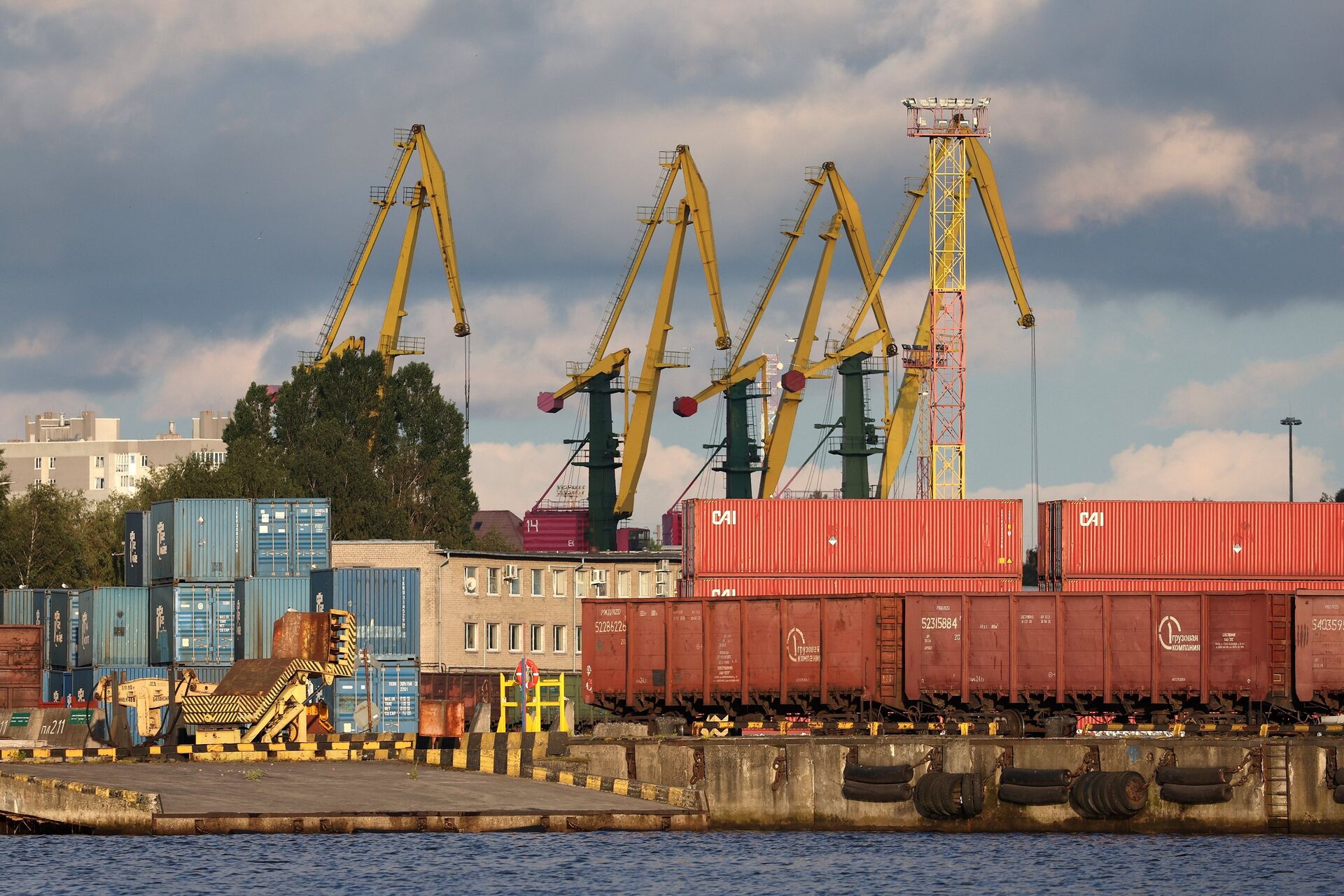 Порт в Калининграде - ПРАЙМ, 1920, 14.07.2022