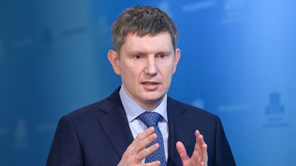 Пресс-подход министра экономического развития РФ М. Решетникова