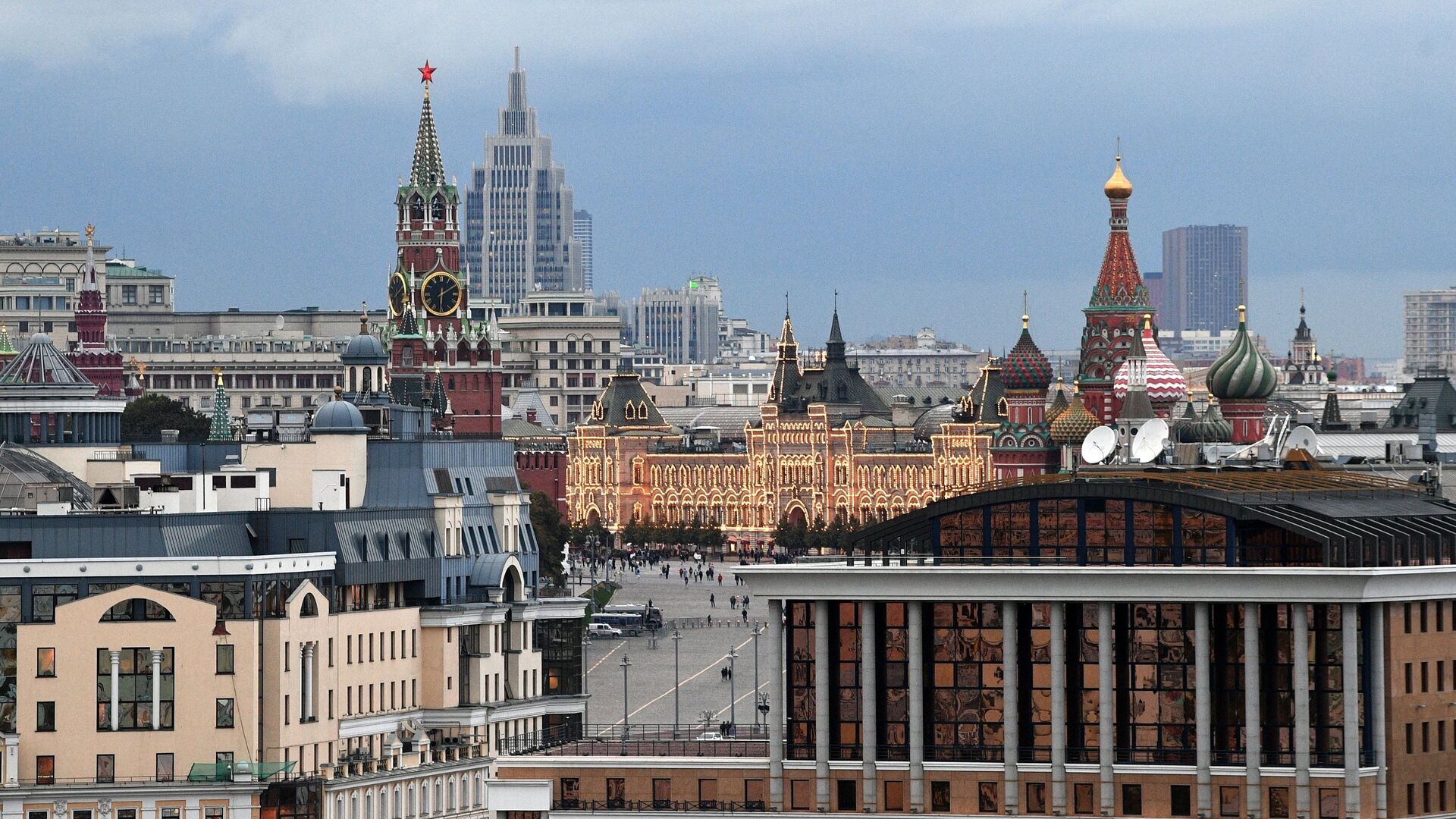 Вид на Красную Площадь в Москве - ПРАЙМ, 1920, 17.04.2025