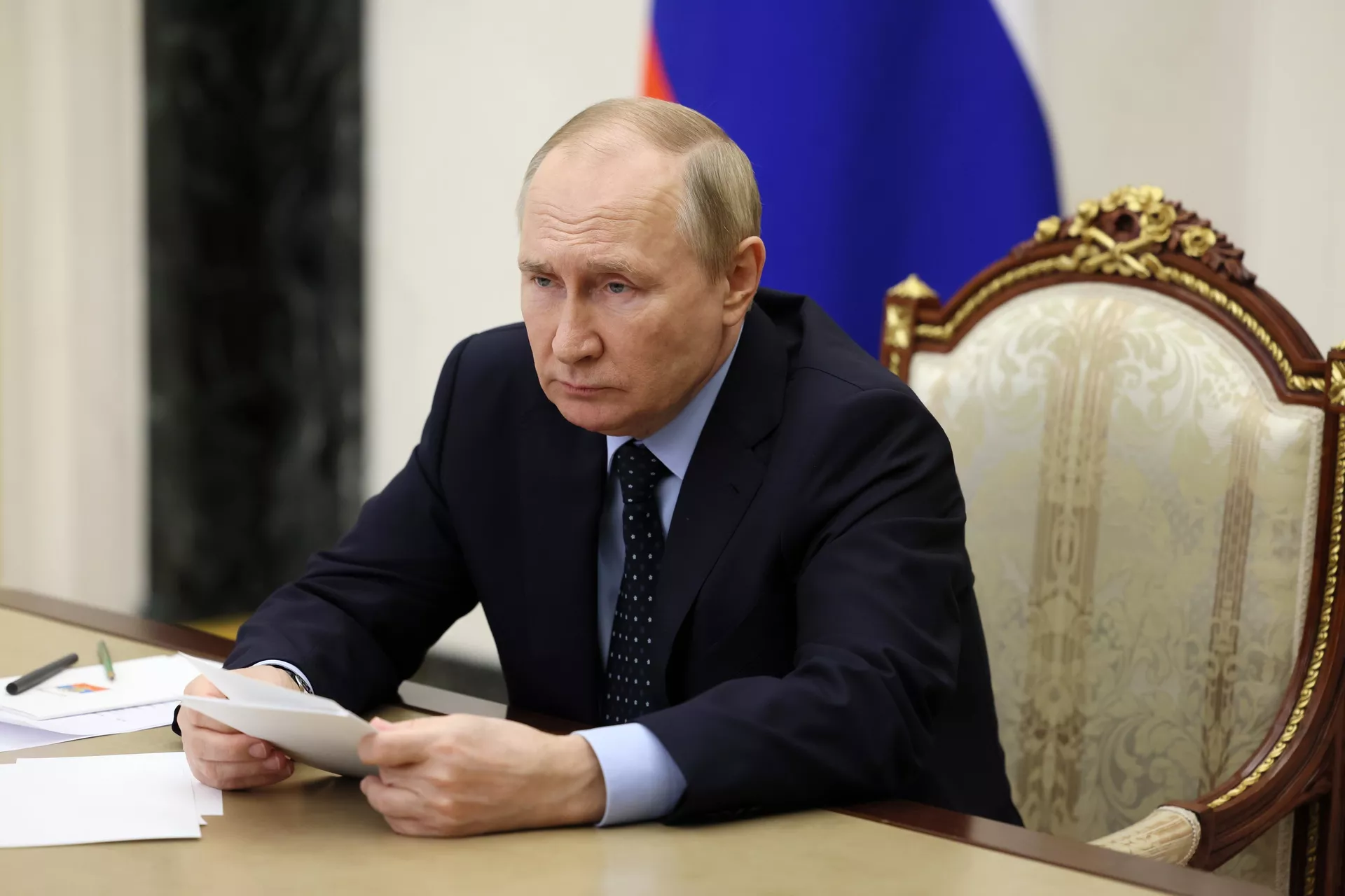 Президент РФ В. Путин провел совещание по вопросу поддержки доходов семей с детьми - ПРАЙМ, 1920, 09.11.2022