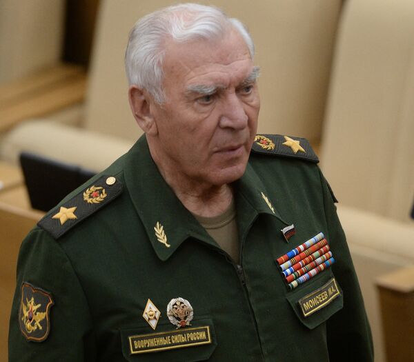 Бывший глава Генштаба Вооруженных сил СССР Михаил Моисеев
