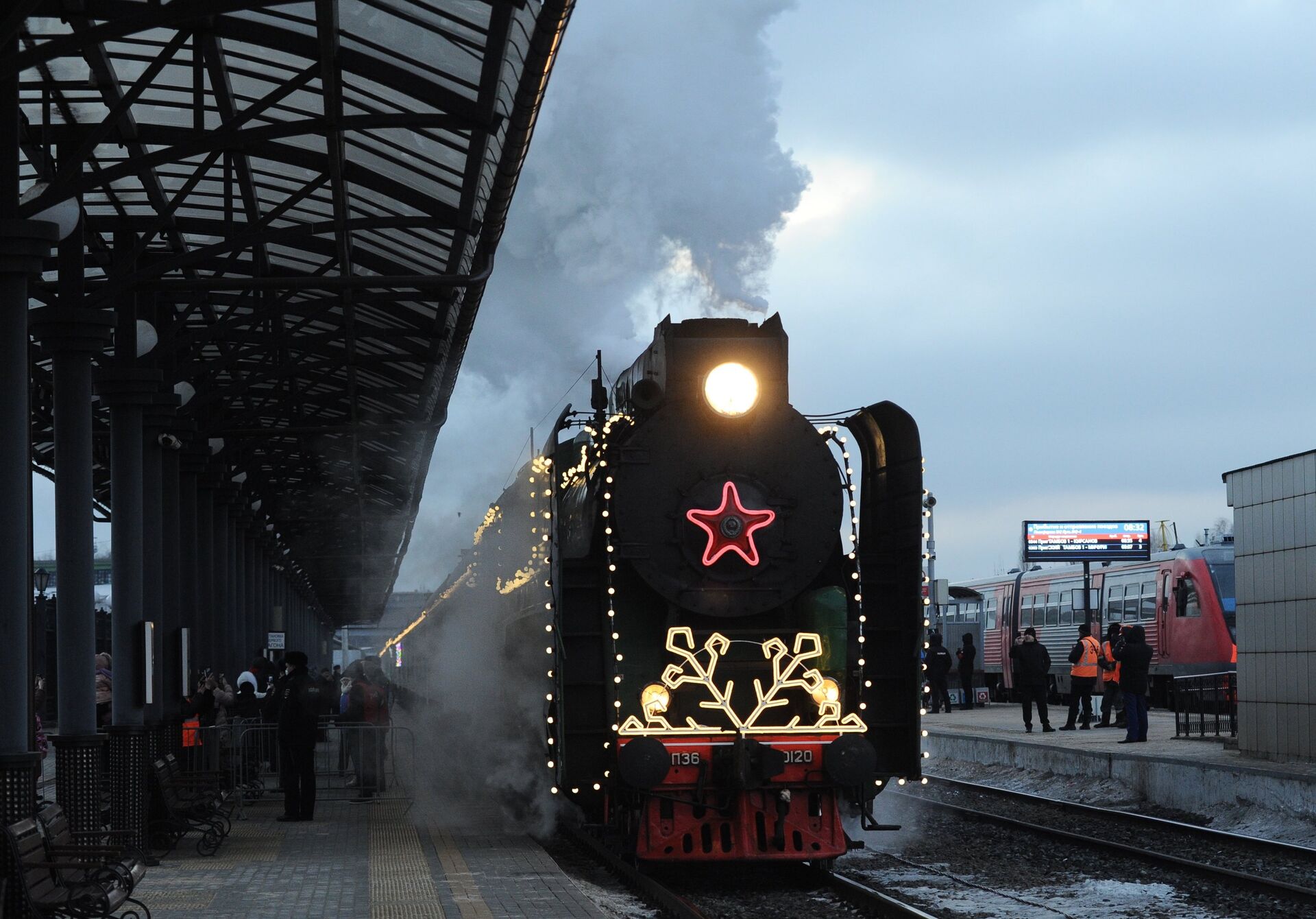 Поезд Деда Мороза в Тамбове - ПРАЙМ, 1920, 12.11.2023
