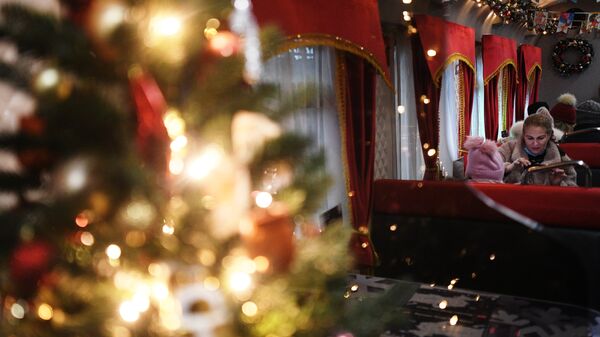 Поезд Деда Мороза в Москве