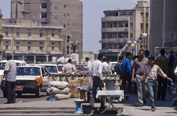 Одна из центральных улиц Багдада в Ираке.