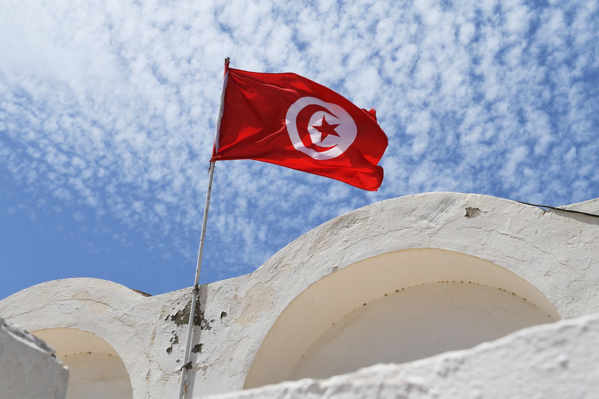 Флаг Туниса. - ПРАЙМ, 1920, 12.02.2023