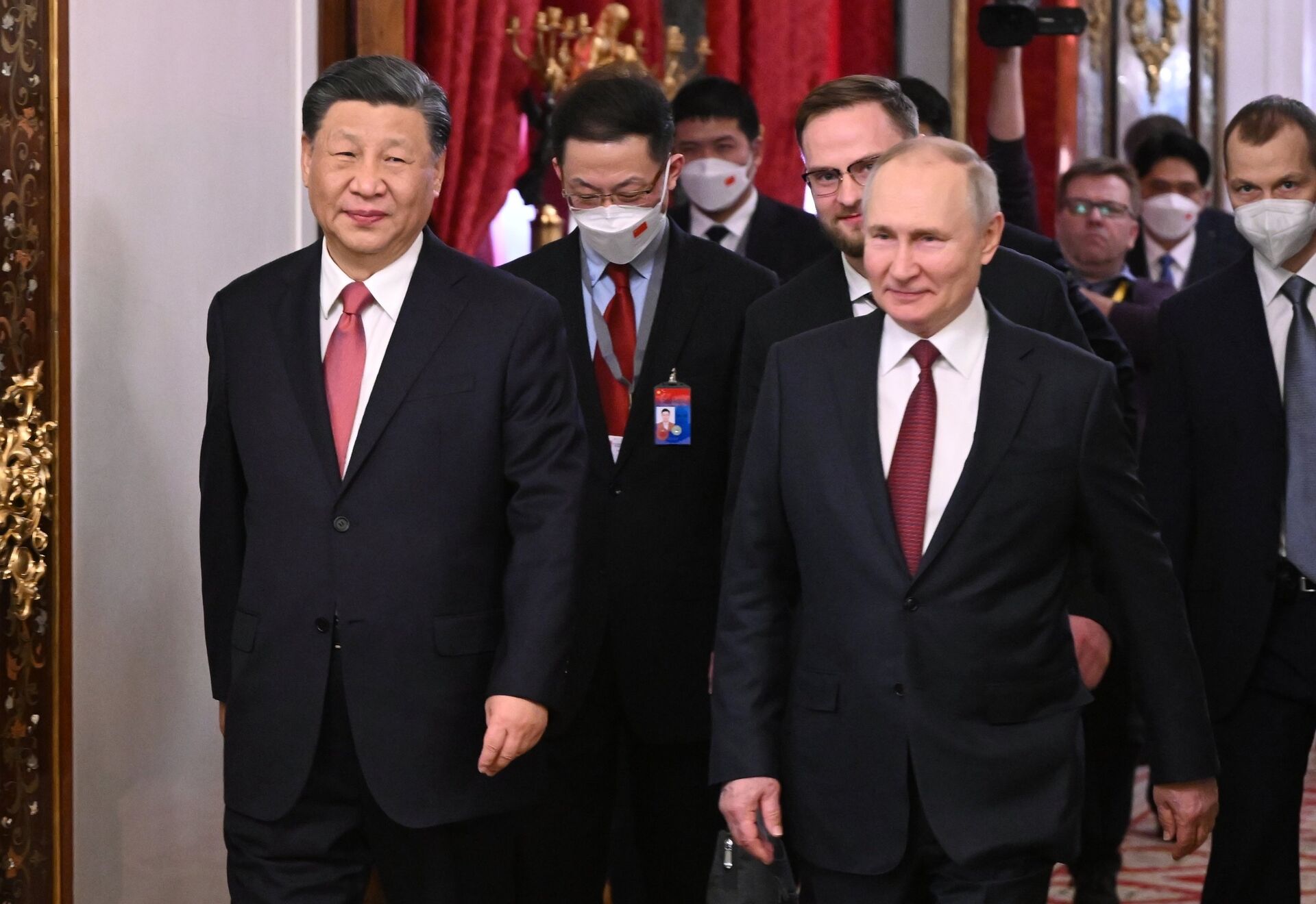 Встреча президента РФ В. Путина и председателя КНР Си Цзиньпина - ПРАЙМ, 1920, 10.08.2023