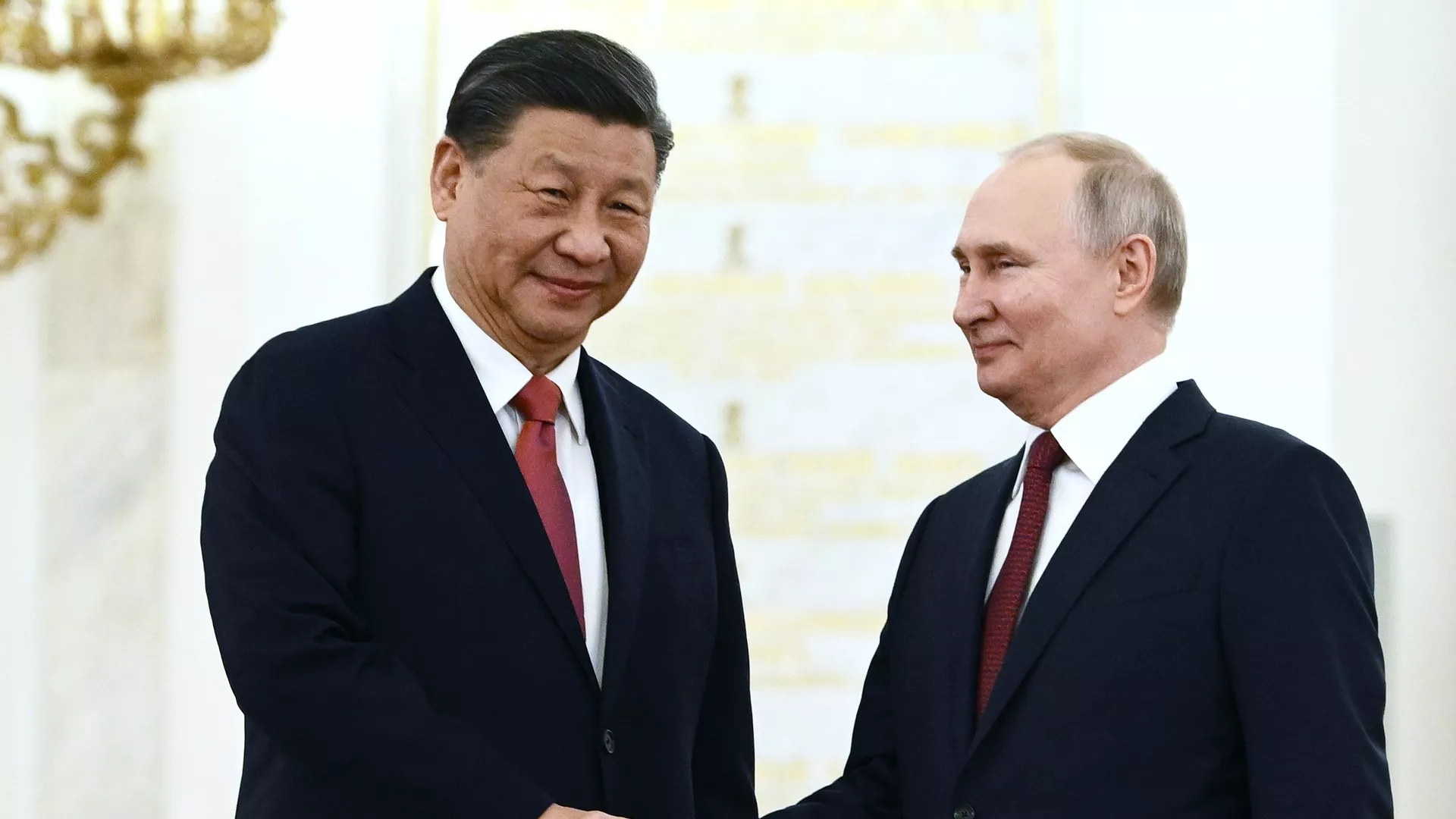 Встреча президента РФ В. Путина и председателя КНР Си Цзиньпина - ПРАЙМ, 1920, 21.03.2023